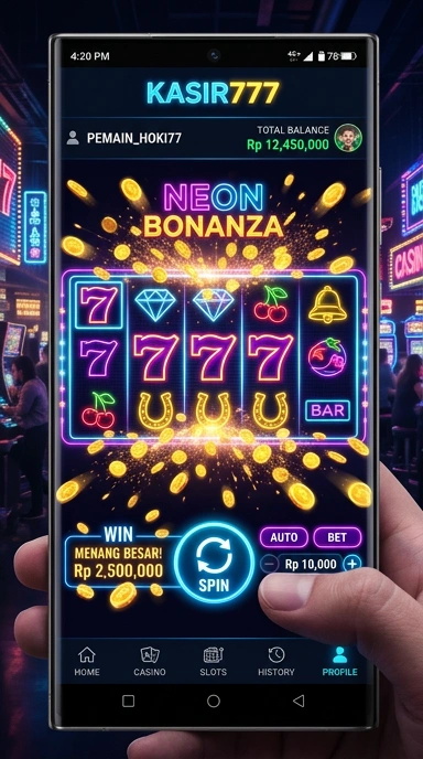 Screenshot menu kategori aplikasi di kasir777.